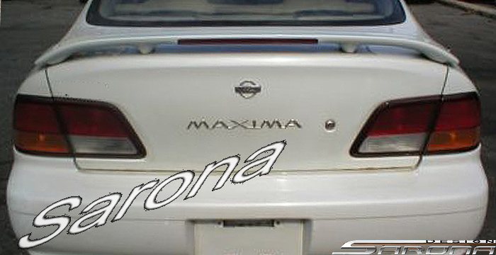 Custom 95-99 Maxima Wing # 100-07  Sedan Trunk Wing (1995 - 1999) - $249.00 (Manufacturer Sarona, Part #NS-018-TW)